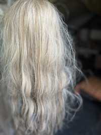Peruka koloru ciemny blond