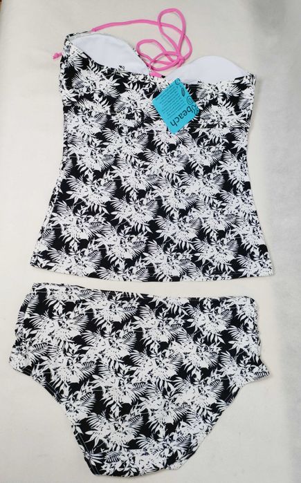 Strój kąpielowy tankini koszulka kąpielowa z figami  42/44 TN0140A