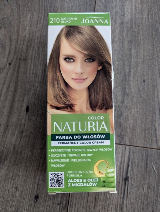 Farba do włosów Joanna 210 naturalny blond color naturia aloes olej