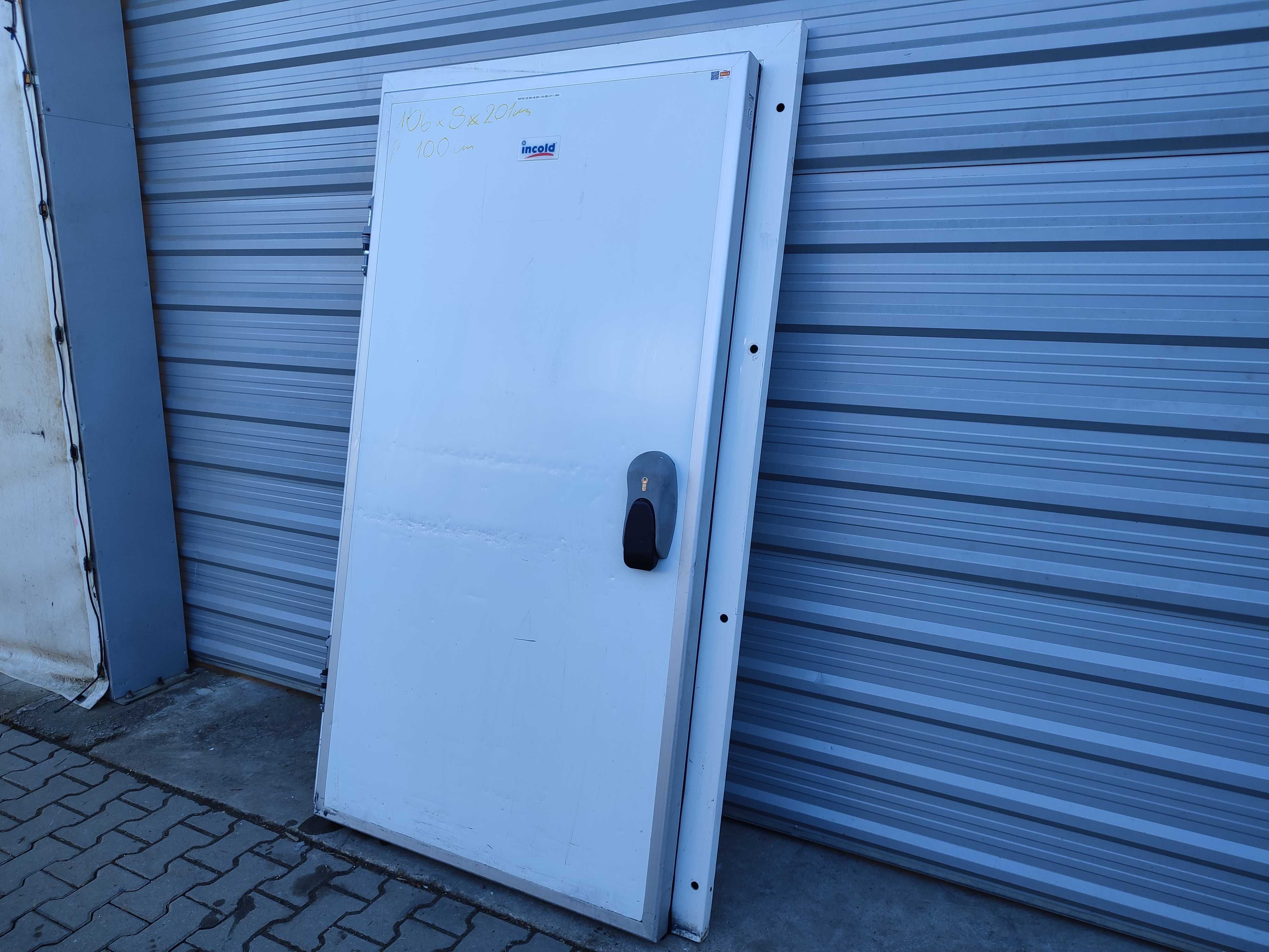 Drzwi chłodnicze drzwi do chłodni mroźni szeroki prześwit 100 cm