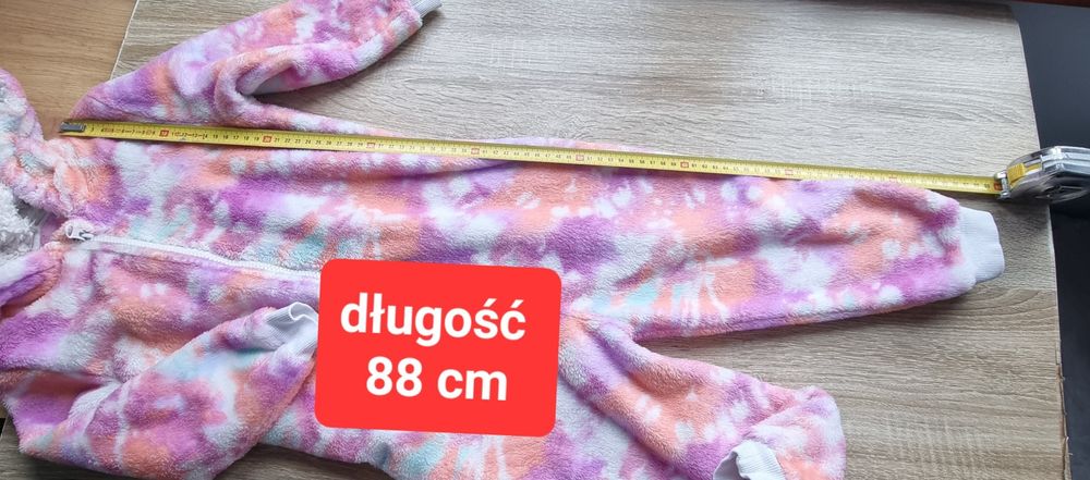 Piżama jednoczęściowa polarowa Next pajac kombinezon dres polar