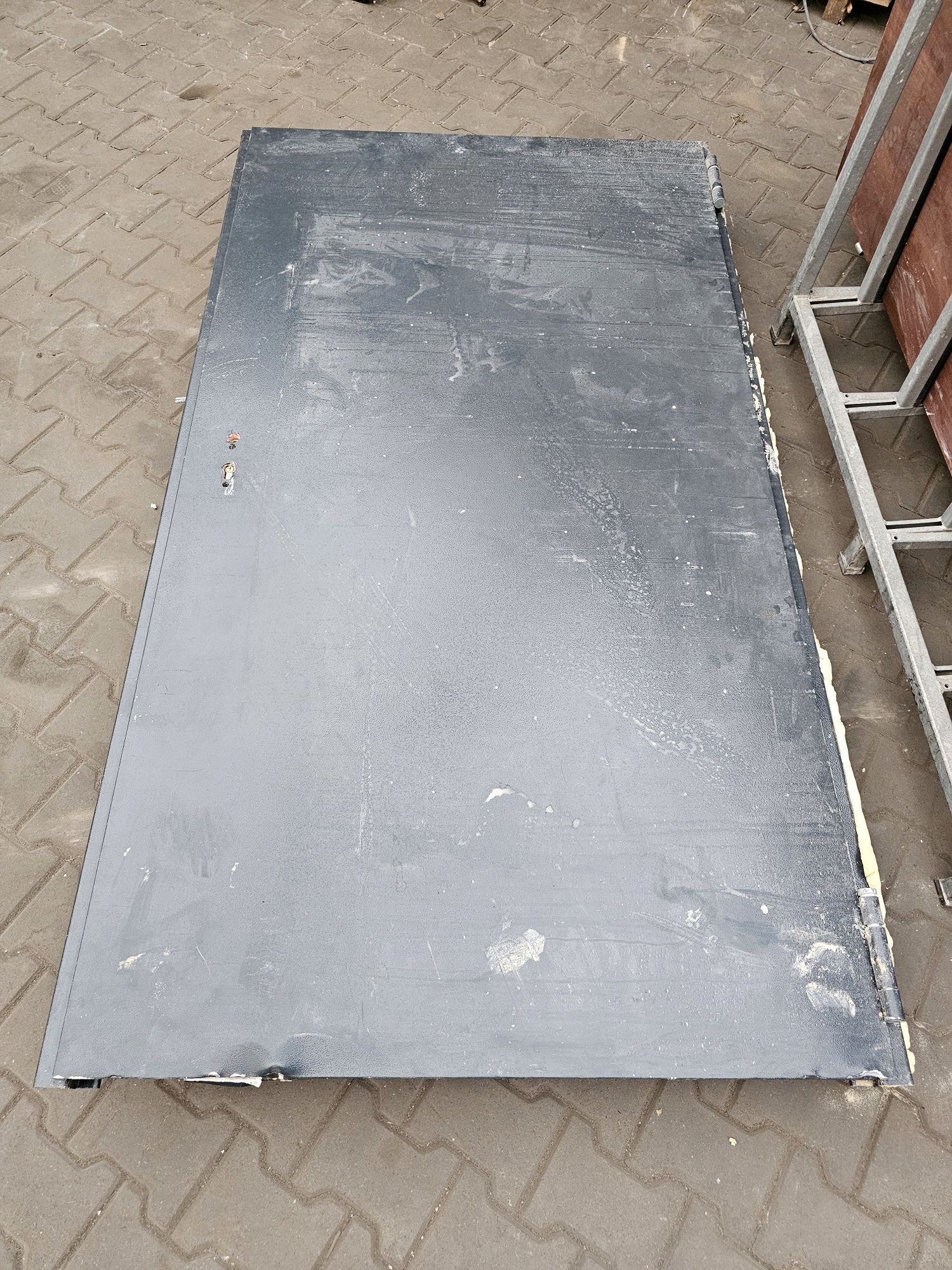 Drzwi wewnętrzne stalowe EI 30 Padilla 110x206cm antracyt