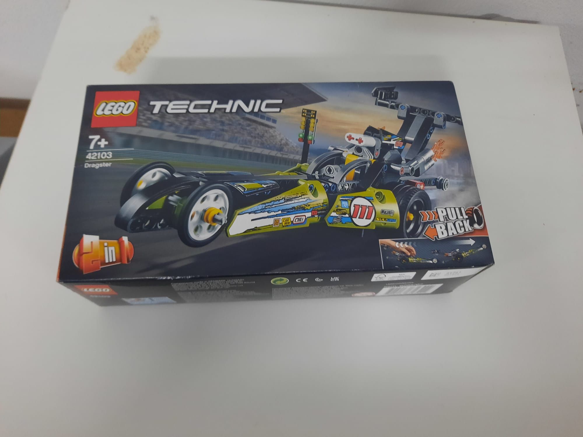 Lego Tecnic  PULL BACK REF 42103 Novo