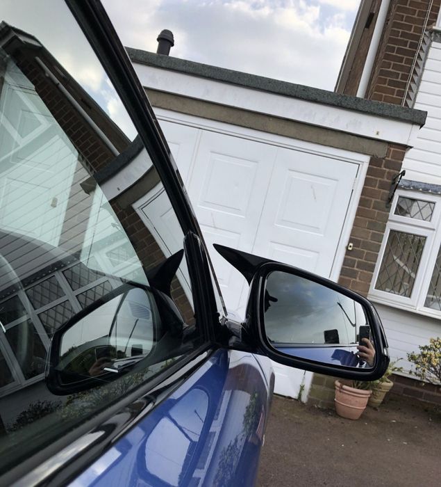 BMW F30 F31 F32 F36 Nakładki Lusterek Obudowy M Look Czarny Połysk