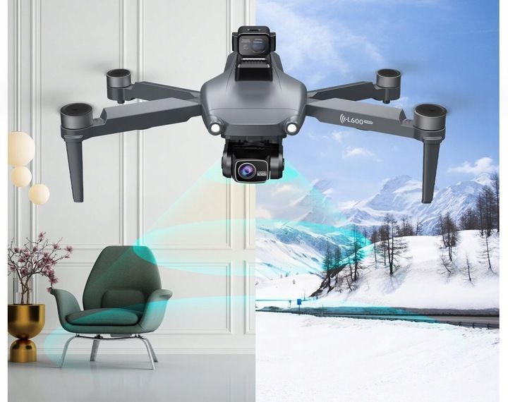 Dron Gps Wifi 5g Kamera Bezszczotkowy Zasieg 5000m Omijanie Przeszkod