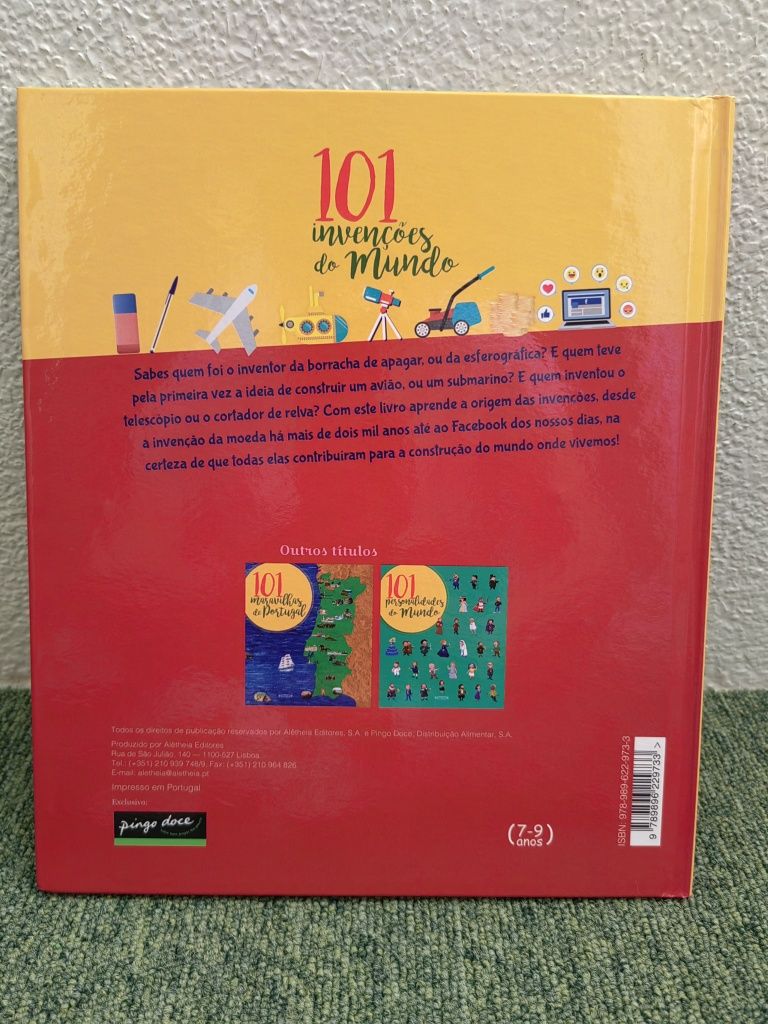 Livro "101 Invenções do Mundo" 7-9 anos