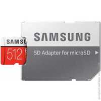 Карта пам'яті Samsung microSDXC 512GB 10 UHS-I U3 V2+SD адаптер