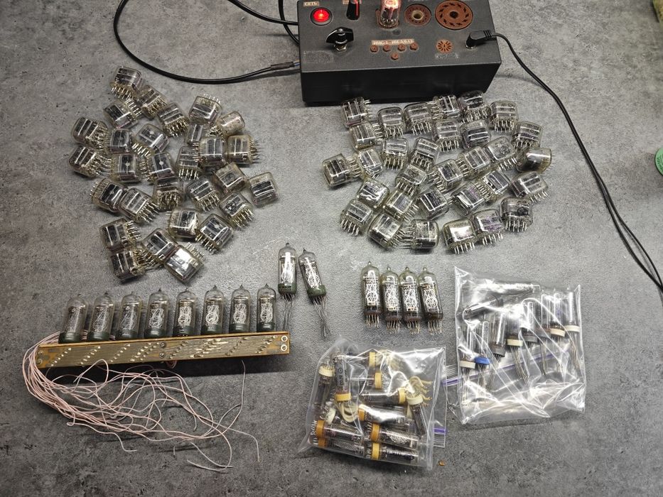 Лампы индикаторные ин-12 ин-14, радиодетали