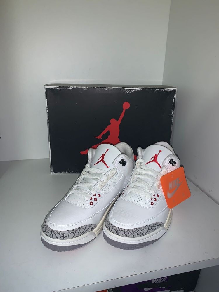 Jordan 3 White Cement