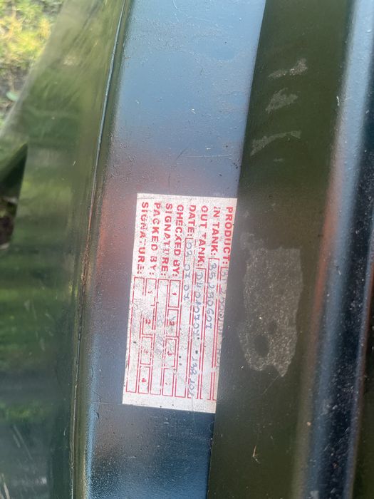 Zbiornik na paliwo 2500 l