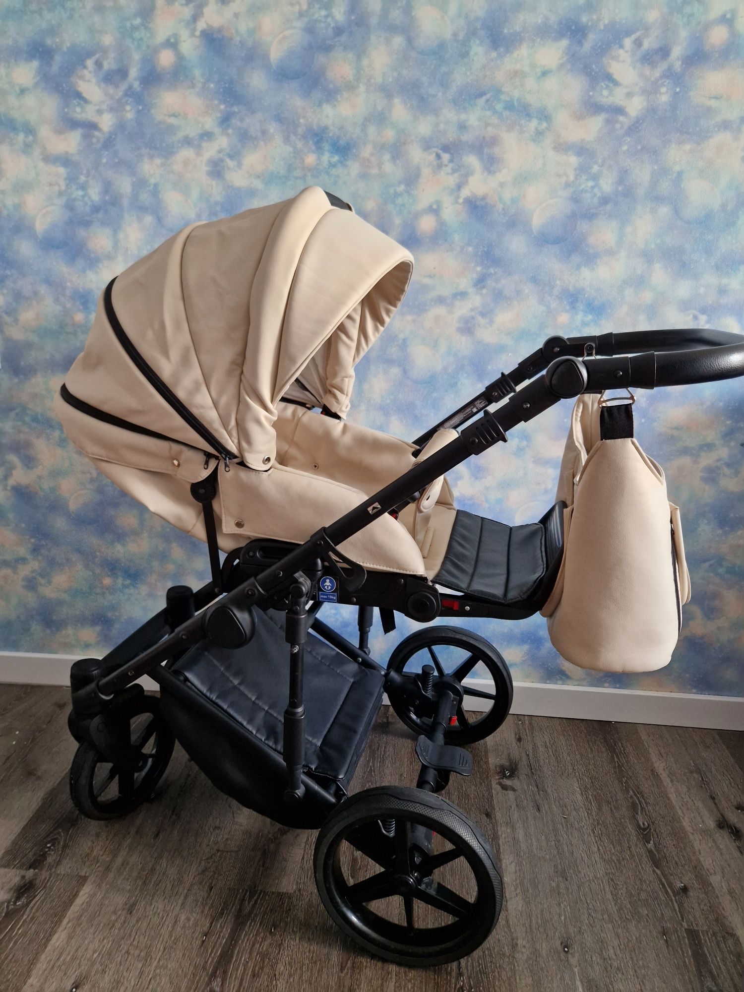 Дитяча коляска Adamex Porto light 2в1. Детская коляска 2 в 1 .