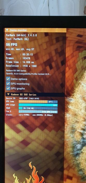 Продам видекартуRx 580 8gb в хорошем рабочем состоянии