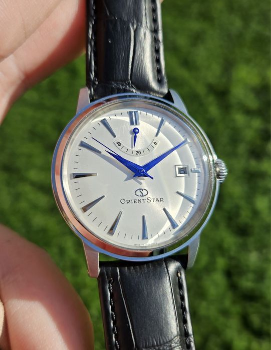 Orient Star SAF02003W, Biała Tarcza, Automatyczny, Open Casback