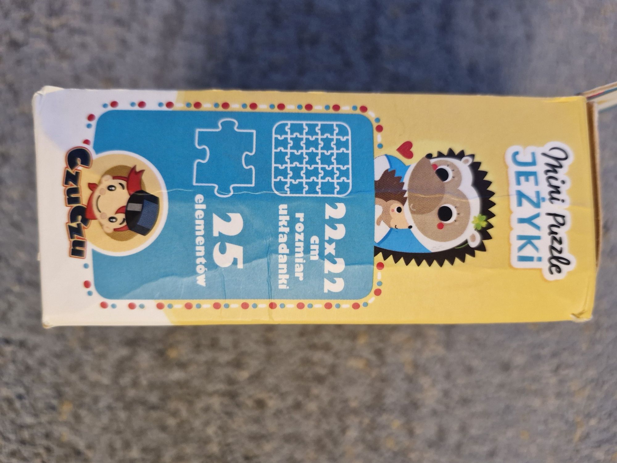Puzzle dla dziecka dzieci Czu Czu Jeżyki 3+