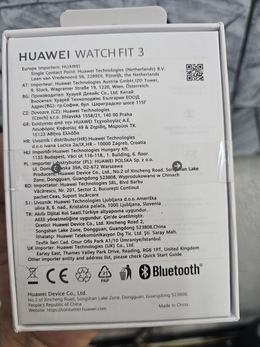 Huawei watch fit 3.