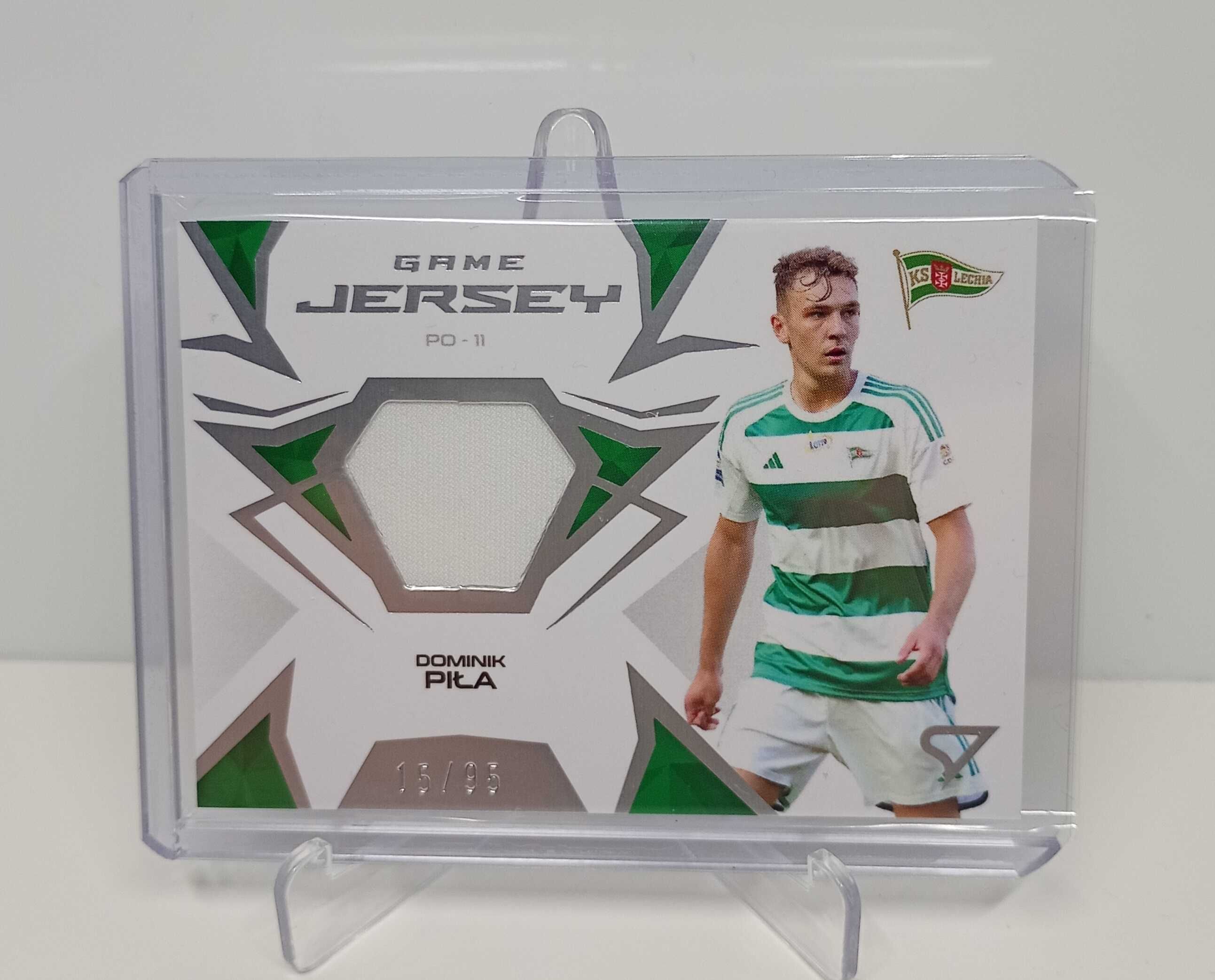 Karta Game Jersey z koszulką Dominik Piła Lechia Gdańsk Ekstraklasa 24