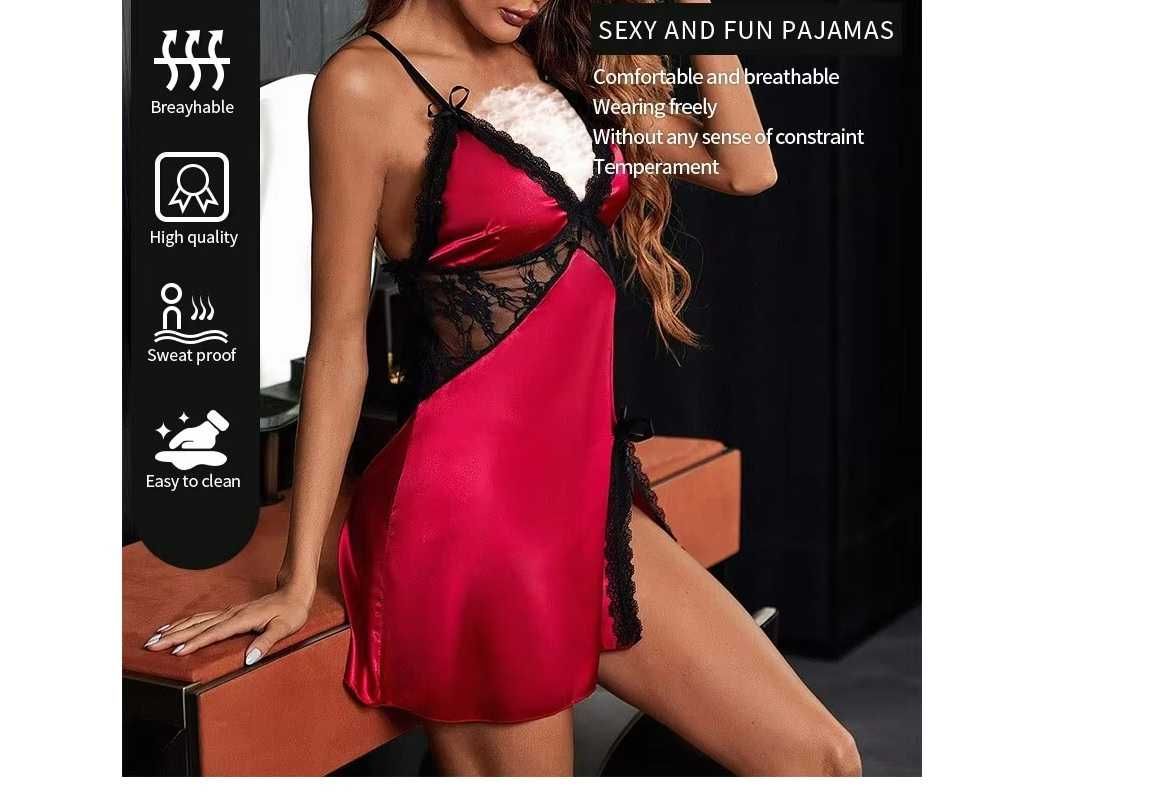 damska bielizna nocna piżama jednoczęściowa nowa/M-XL [05]