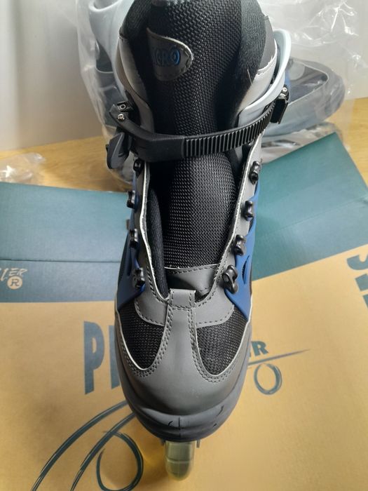 Rolki pro acro rozmiar 46 abec-5 szaro niebieskie