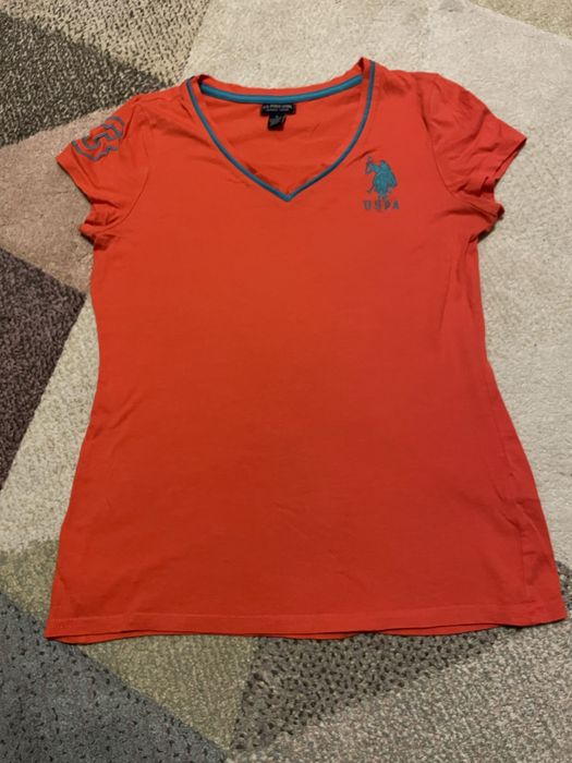 U.S Polo, damska V czerowna