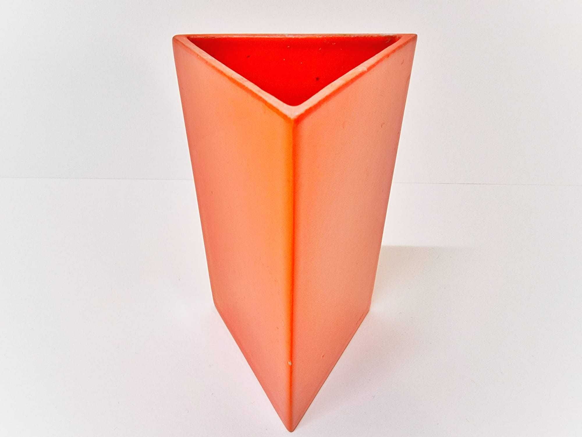 Vaso porta velas de cerâmica Franco Pozzi Space Age Italia anos 70
