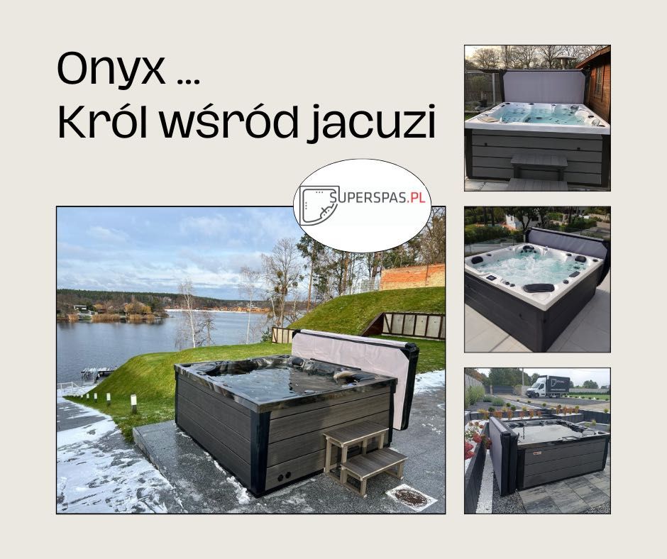 Nowość! Jacuzzi Onyx PlatinumSpas 2025 5osobowe 90 dysz 5 pomp