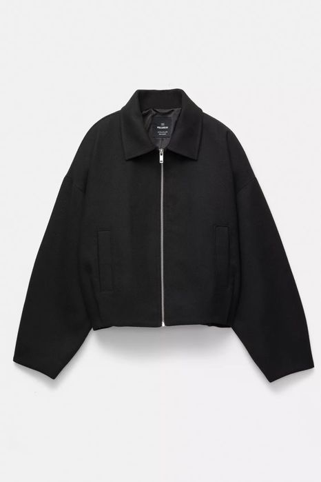 Коротка костюмна фетрова куртка pullandbear