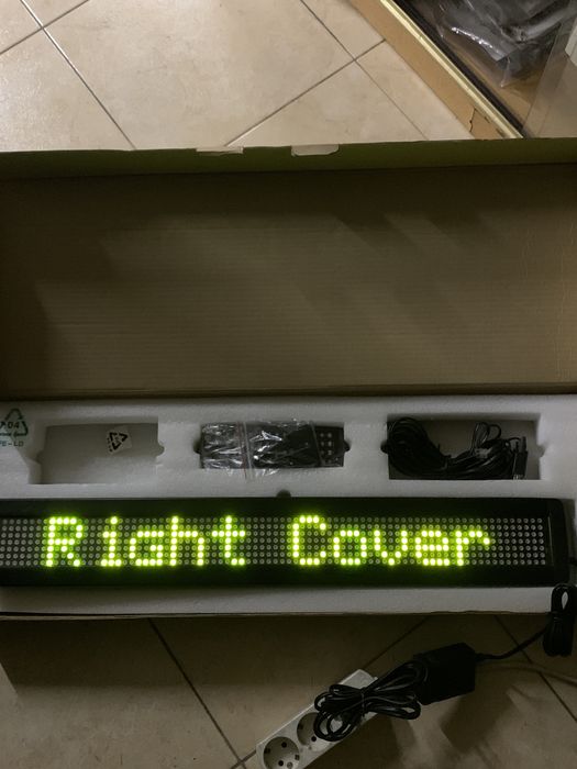 Display publicidade rotativo Leds