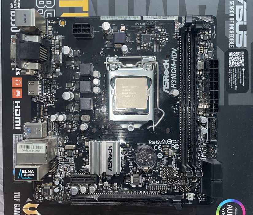 i5 9500f (i5 9400f) + ASRock H310CM-HDV