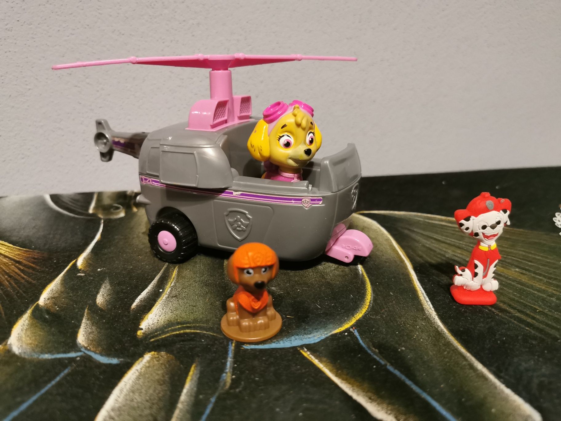 Pojazd psi patrol skye, helikopter skye psi patrol duża Figurka skye
