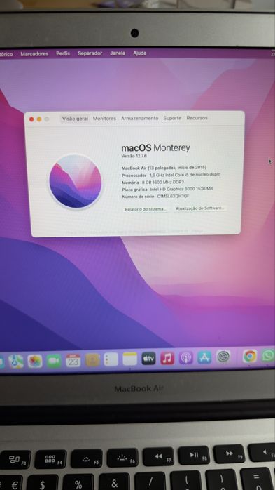 MacBook Air (13 polegadas,de 2015)