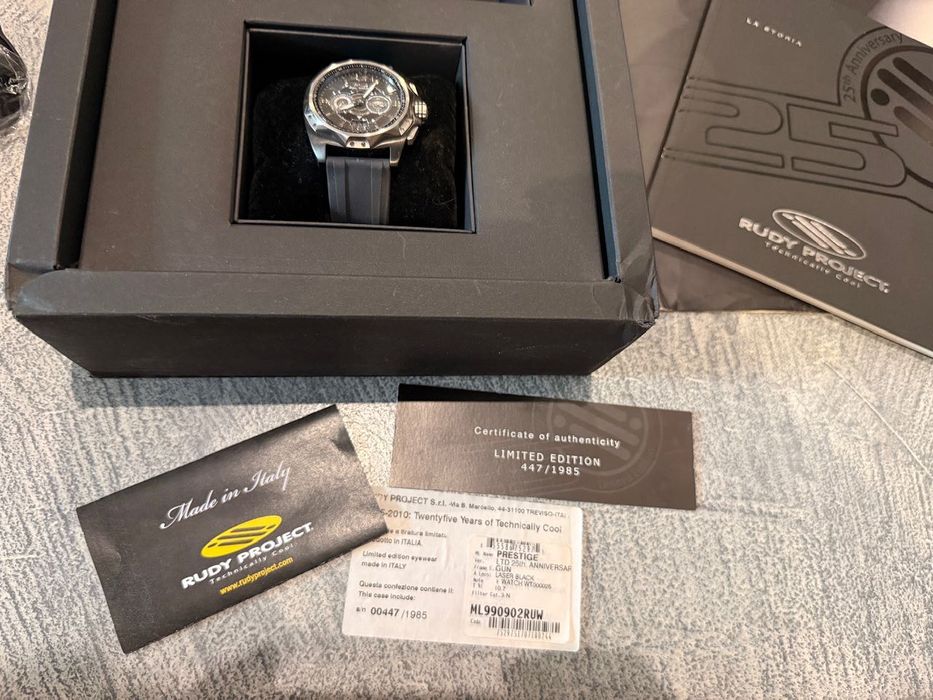 Okulary przeciwsłoneczne zegarek rudy project limited edition 1985szt