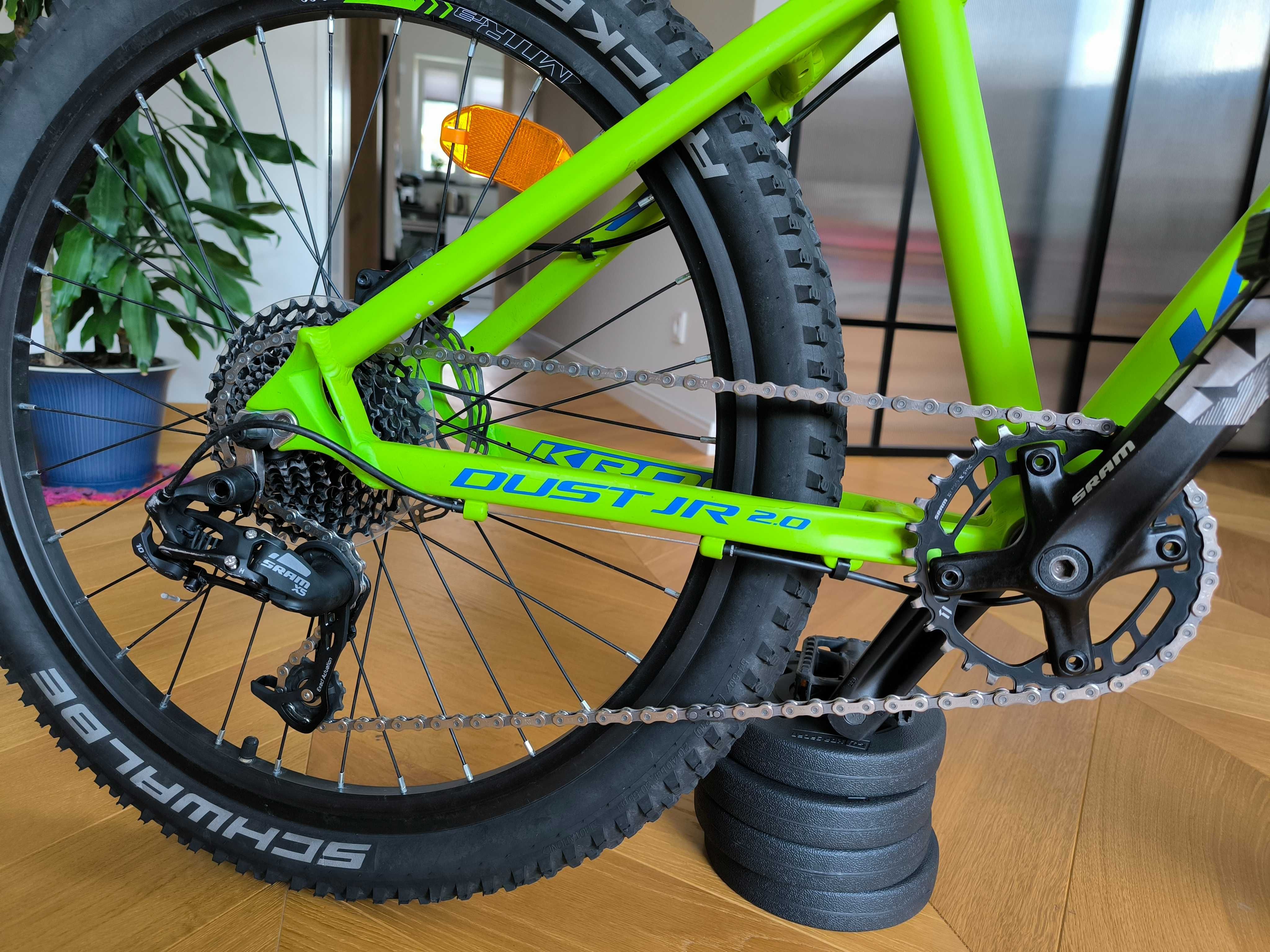 Rower Kross Dust JR 2.0 - 24 cale, hydraulika, RockShox, SRAM NX