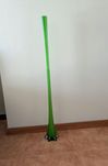 Solitário em vidro verde - peça decorativa