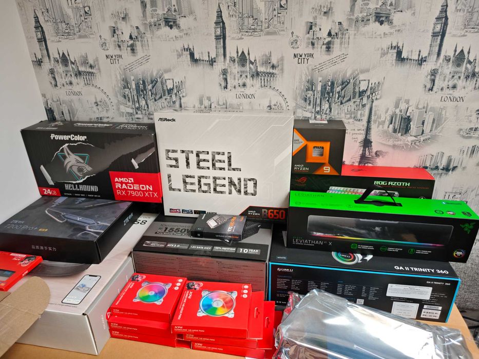 Ігровий ПК 7950X3D+7900XTX + Топова переферія ASUS/RAZER