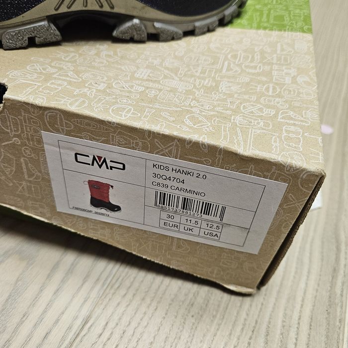 Сапожки чобітки дитячі зимові CMP Kids Hanki, 30р. Reima, 28р.