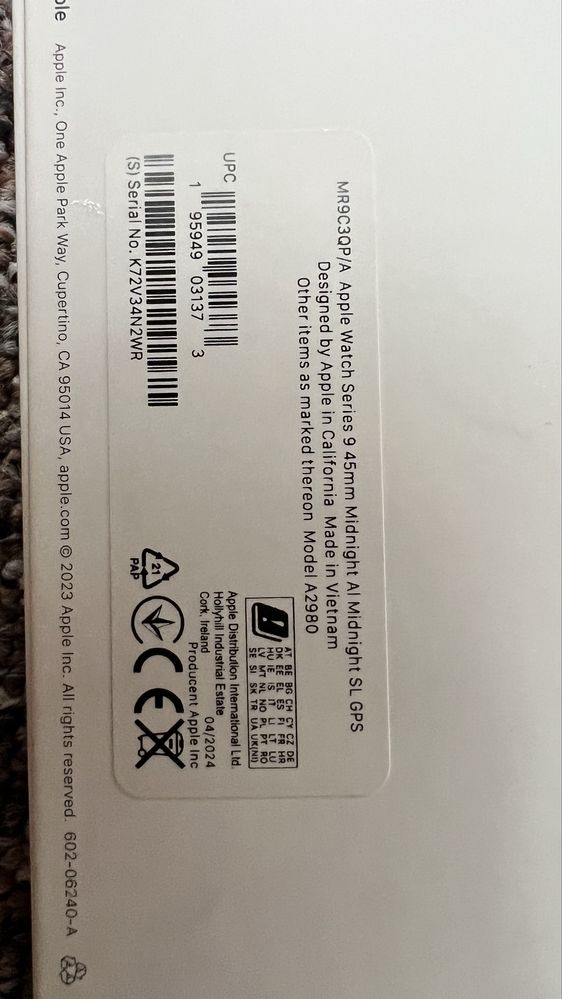 Apple watch 9 wifi + 10 pasków. Idealny