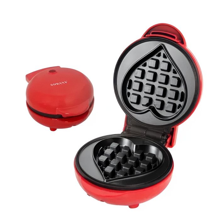 Вафельниця у формі серця новорічний подарунок