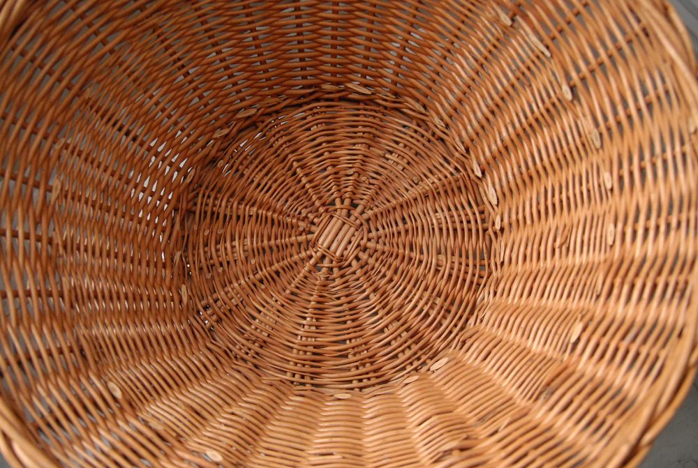 Duży kosz wiklinowy legowisko dla kota, psa 58 cm