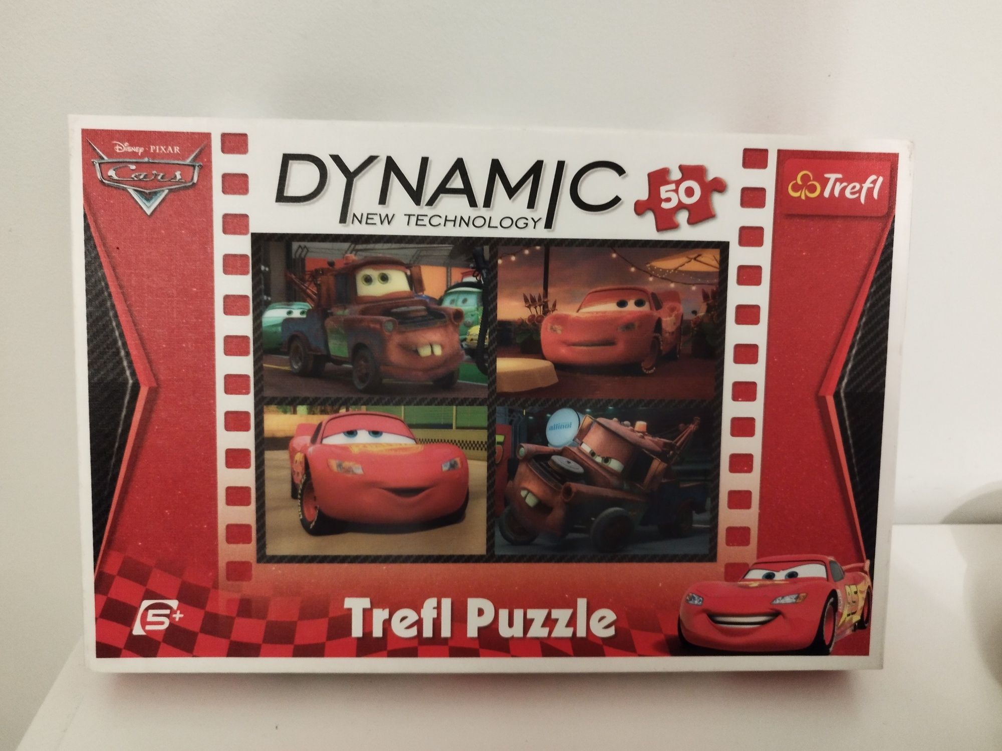 Trefl Puzzle, Disney Pixar Cars, 50 el.,nowoczesna technologia D