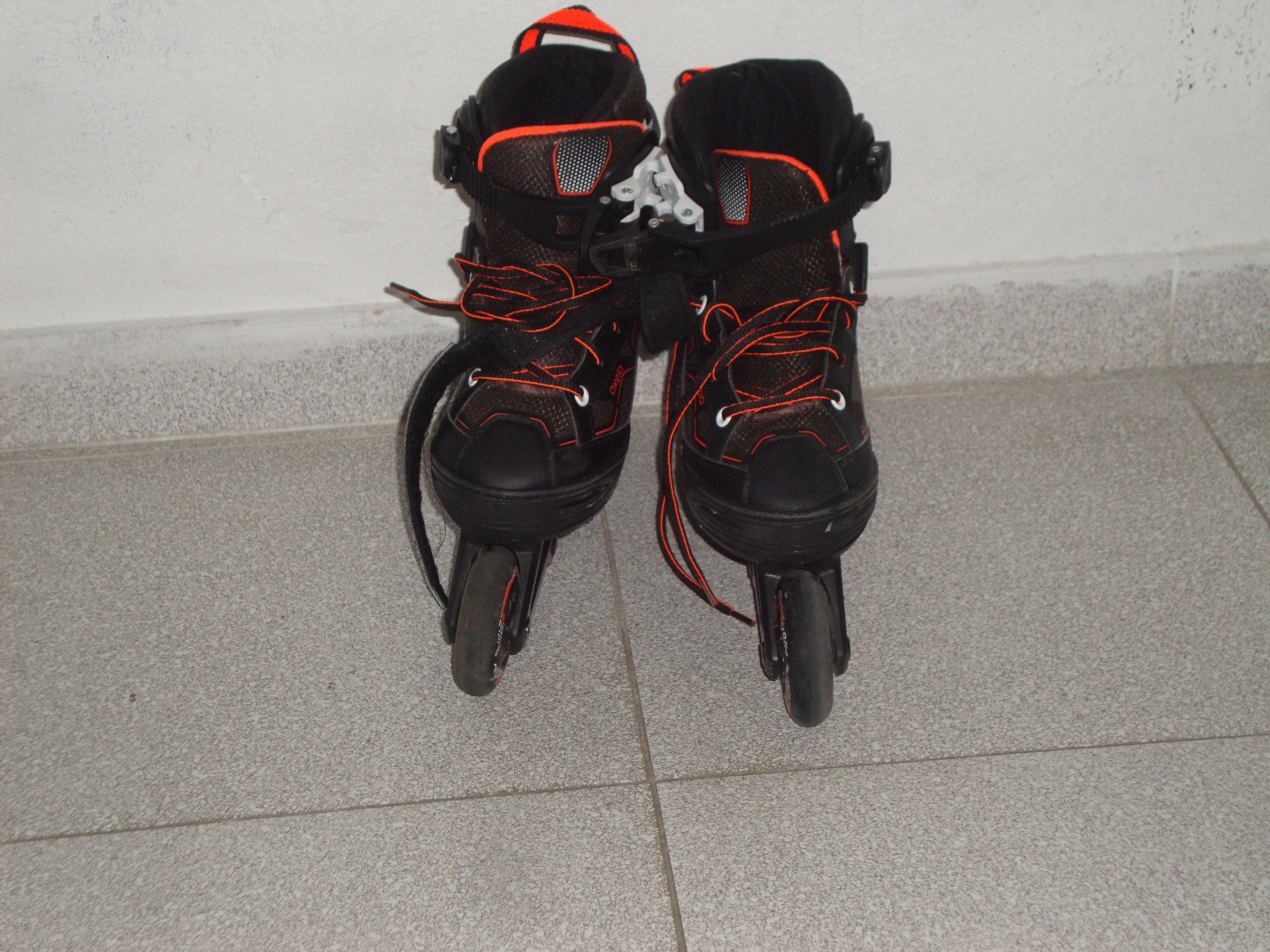 Patins em linha praticamente novo