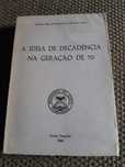 A ideia de decadência na geração de 70