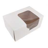 Pudełko cukiernicze z oknem 16x11x8 Hersta 10sz $