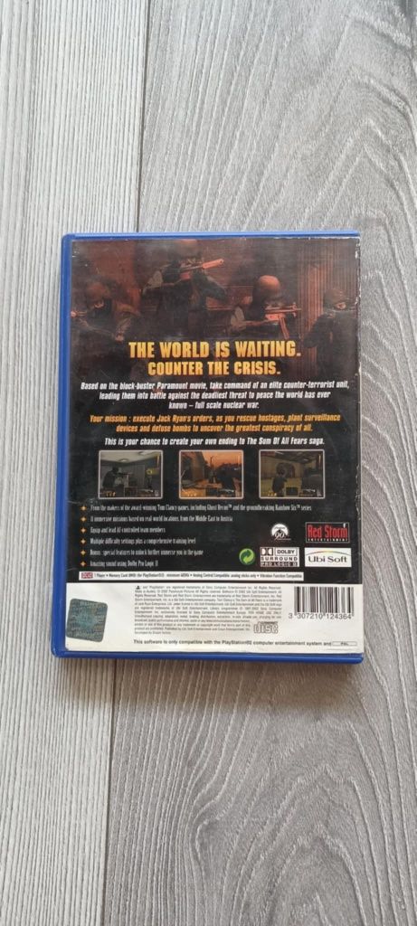 The Sum of All Fears Play station 2