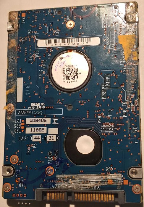 Ноутбучный жесткий диск SATA FUJITSU MHY2200BH 200Гб