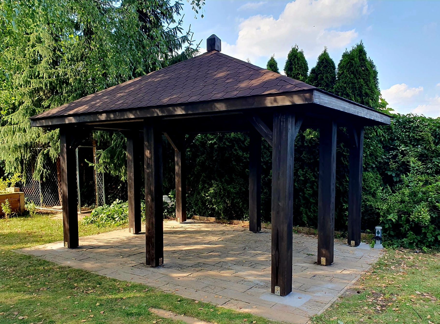 Altana,pergola zadaszenie tarasu-wiata.