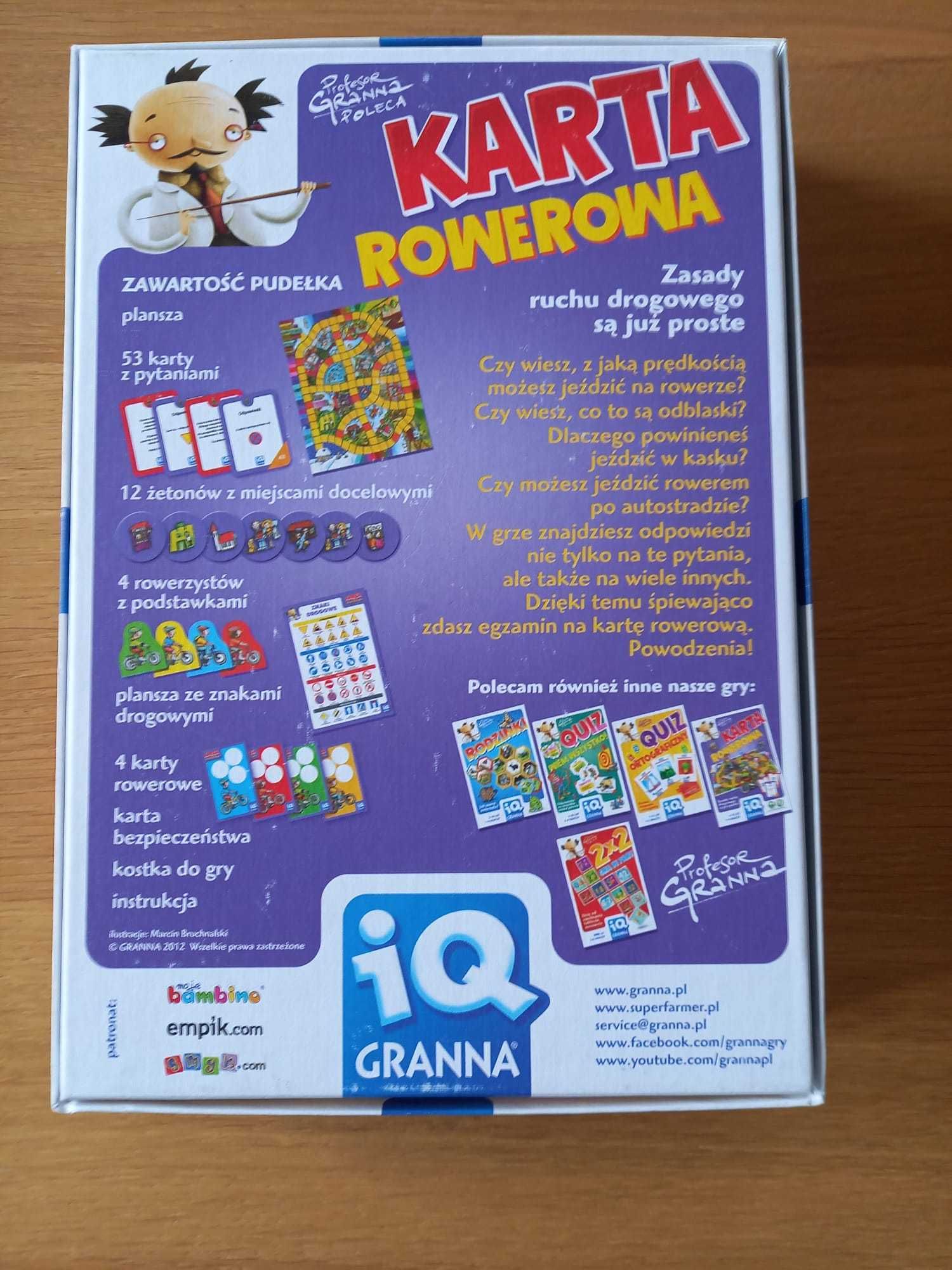 Gra "Karta rowerowa"