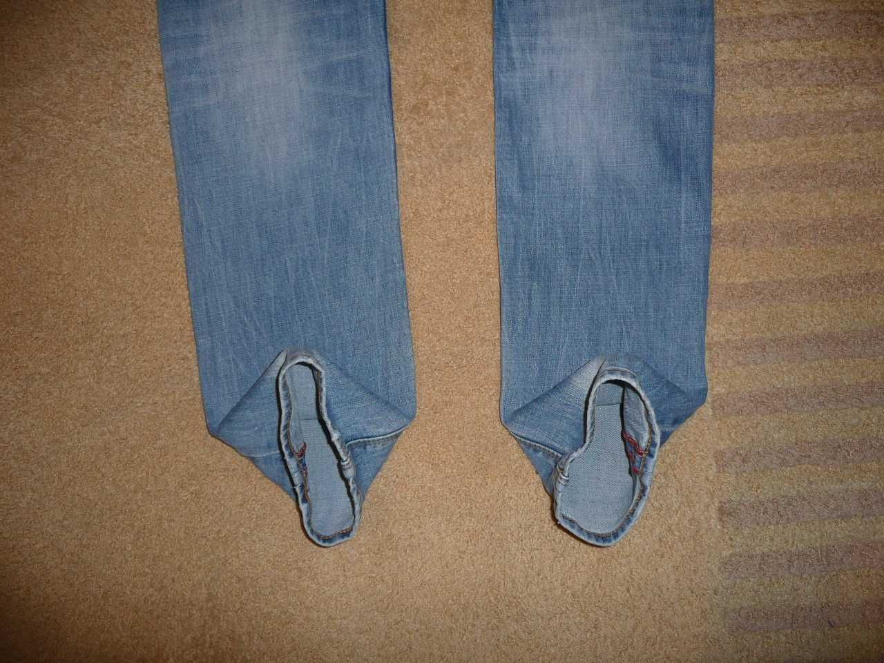 Spodnie dżinsy SUPERDRY W36/L34=47/110cm jeansy