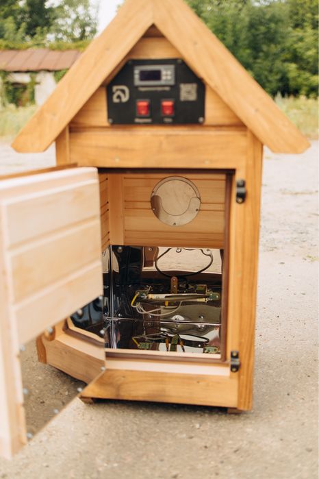 Коптильня електрична Міні 1.0 для дому та дачі 59л для мʼяса та риби