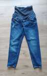 Spodnie ciążowe boyfriend jeans przetarcia - H&M Mama rozm. 40