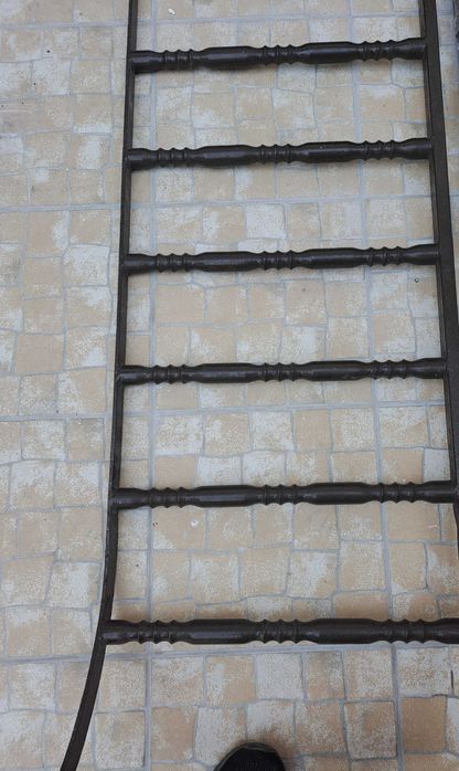 Gradeamento Ferro 3,20 x 50 Pintado Castanho